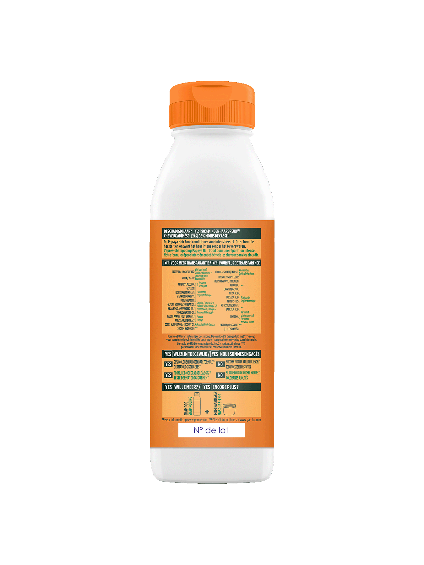 9654299 Packshots Fructis conditionner Papaya back 5000x5000png master